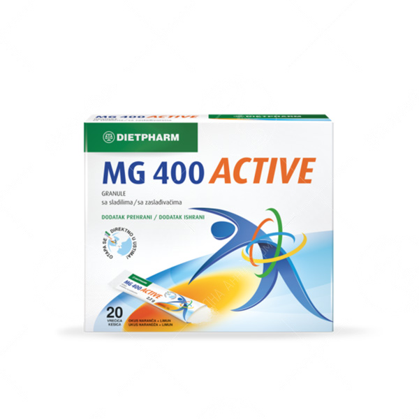 ДИЕТФАРМ МАГНЕЗИУМ АКТИВ 400МГ 20 КЕСИЧКИ