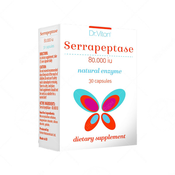 ДР. ВИТОН СЕРАПЕПТАЗЕ 30 КАПСУЛИ