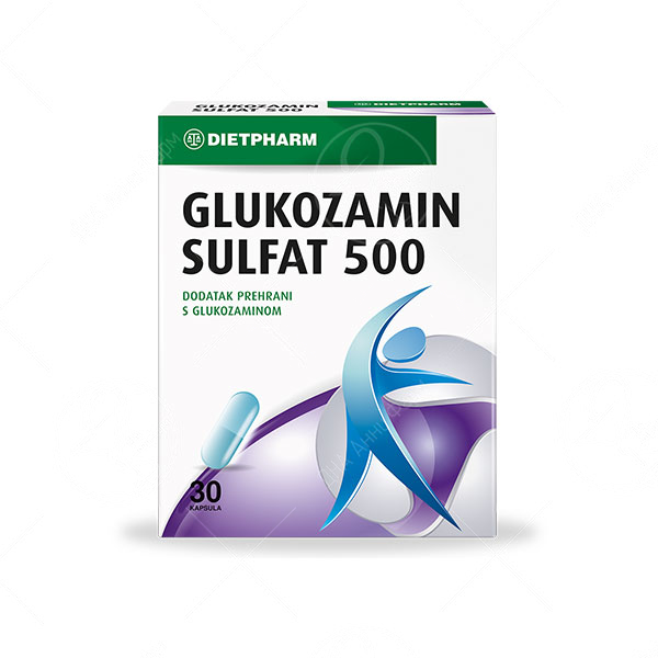 ДИЕТФАРМ ГЛУКОЗАМИН СУЛФАТ 500 МГ, 30 КАПСУЛИ
