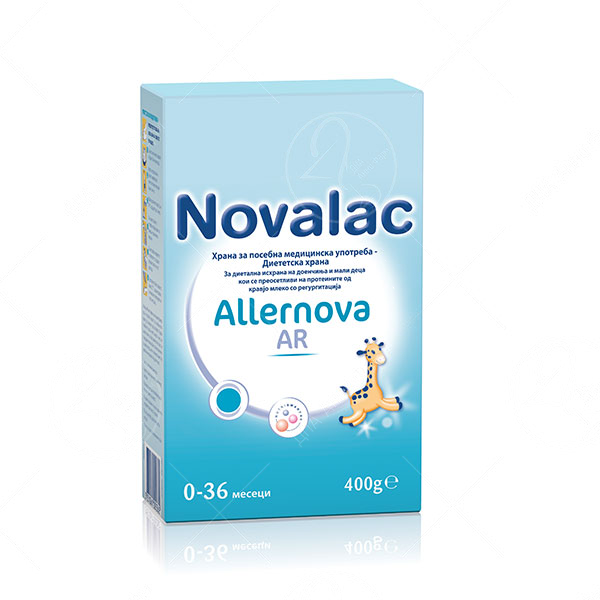 NOVALAC AR Digest + Храна за посебна медицинска намена за доенчиња и мали деца (0-36 месеци), 400 г