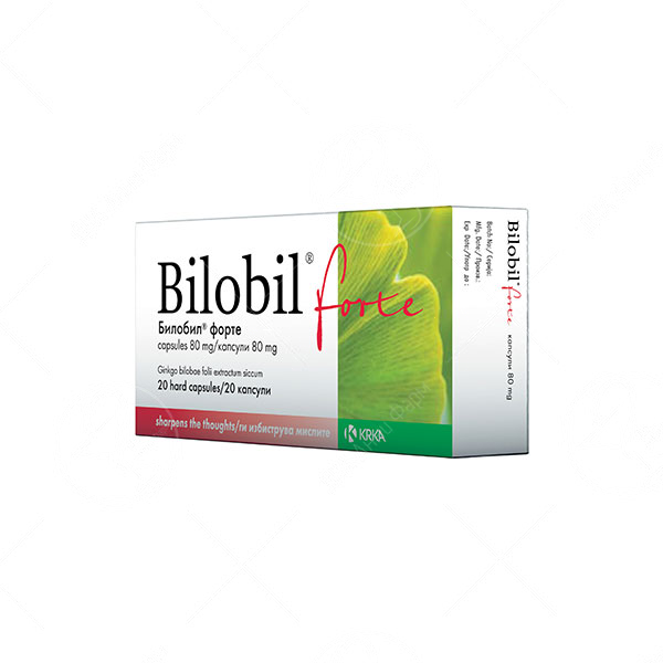 BILOBIL FORTE caps. 20x80mg