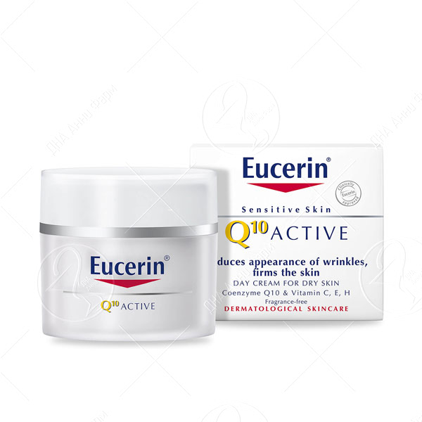 EUCERIN Q10 ACTIVE Дневен крем за сува кожа, 50 мл