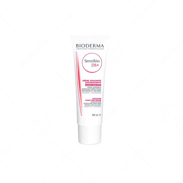 BIODERMA Sensibio DS+ Смирувачки крем за лице склоно кон црвенило, перутање и себороичен дерматит, 40 мл
