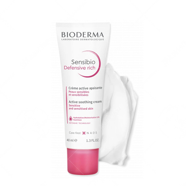 BIODERMA Sensibio Defensive Rich Активен смирувачки крем, 40 мл