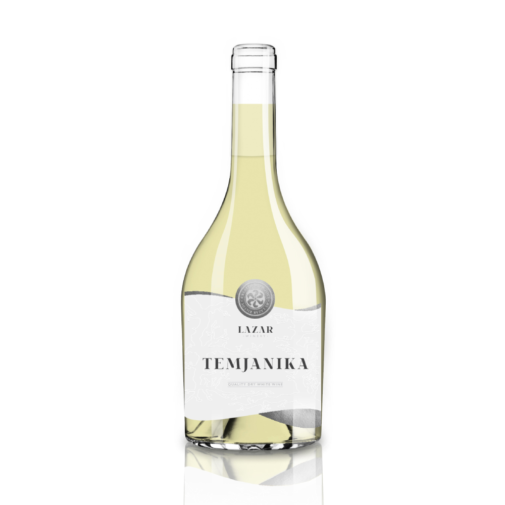 ЛАЗАР ТЕМЈАНИКА БЕЛО ВИНО 750 МЛ