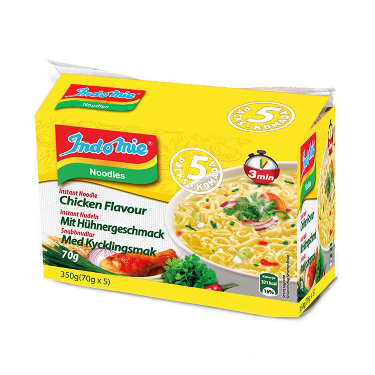 ИНДОМИ НУДЛИ СО ВКУС НА ПИЛЕШКО 5x70 ГР