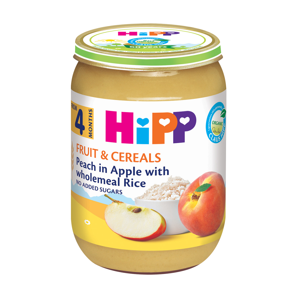 ХИПП ОРГАНСКА КАШИЧКА ЗА БЕБЕ СО ОВОШЈЕ И ЖИТАРКИ 190 ГР