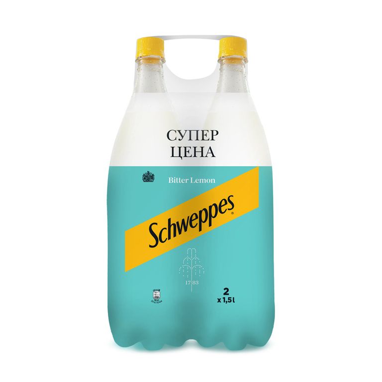 ШВЕПС БИТЕР ЛИМОН 2 Х 1.5 Л