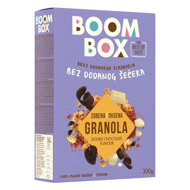 ГРАНОЛА БУМ БОКС ОВЕСНА ЧОКОЛАДО 300 Г