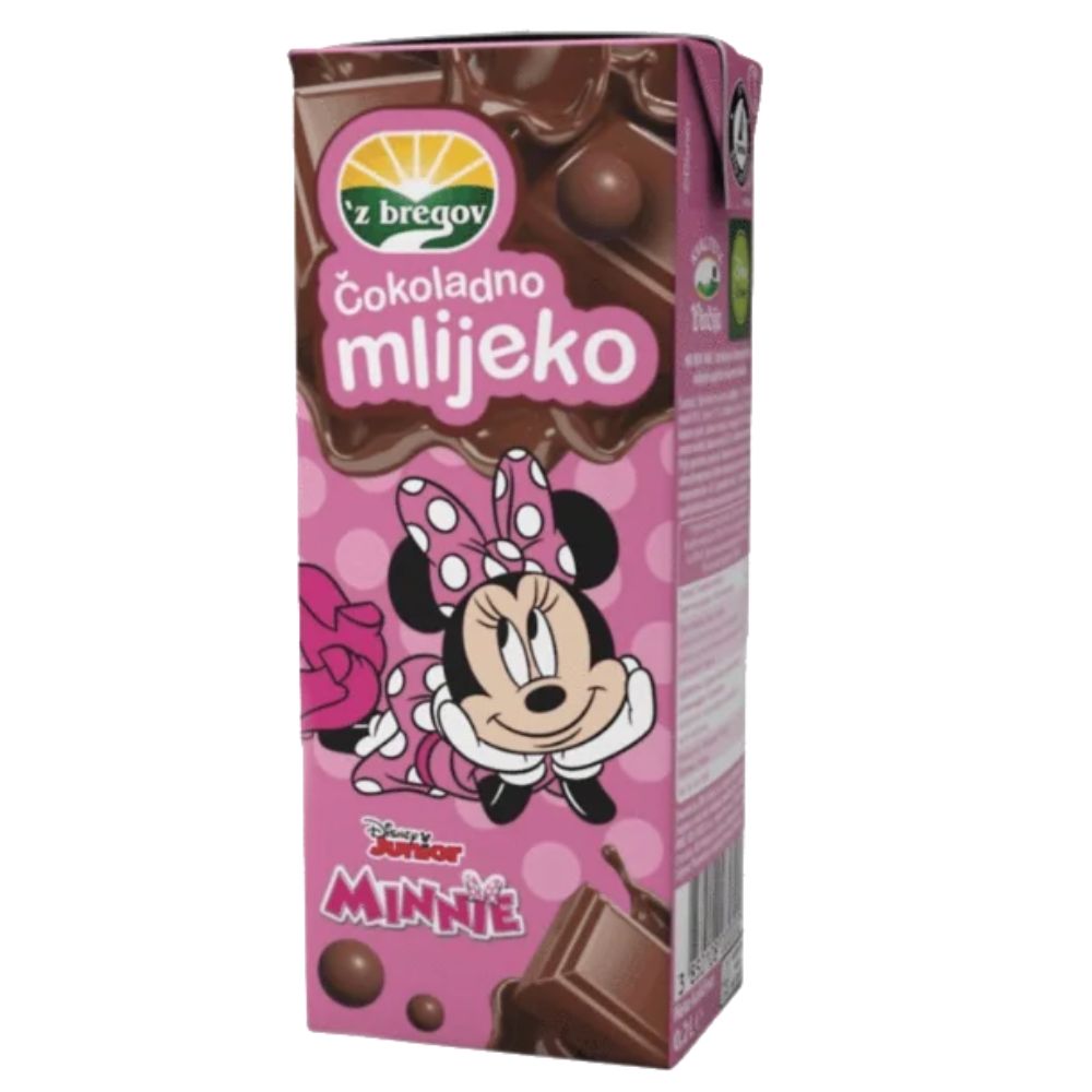 ЗБРЕГОВ МИЦКЕИ МОУСЕ ЧОКОЛАДНО МЛЕКО 200 МЛ