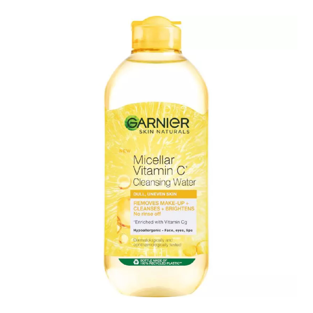 МИЦЕЛАРНА ВОДА ГАРНИЕР ЗА ЛИЦЕ ВИТАМИН Ц 400 МЛ