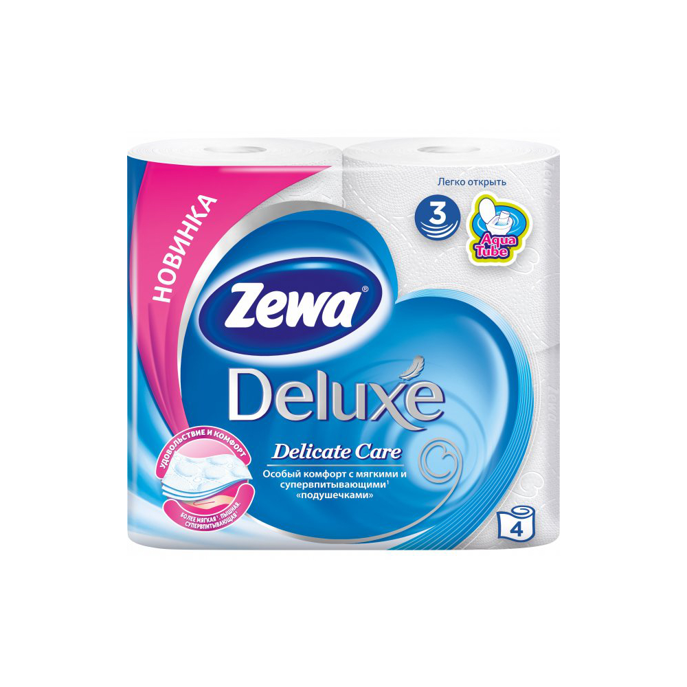 ЗЕВА ТОАЛЕТНА ХАРТИЈА ЧИСТО БЕЛА 4/1