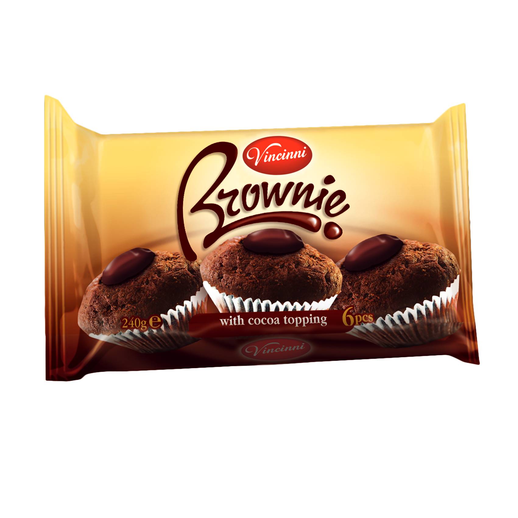 ВИНЧИНИ БРАУНИ КОЛАЧИ СО КАКАО 240 ГР