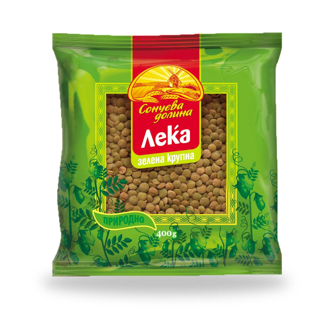 ЛЕЌА ЗЕЛЕНА КРУПНА 400ГР СОНЧЕВА ДОЛИНА