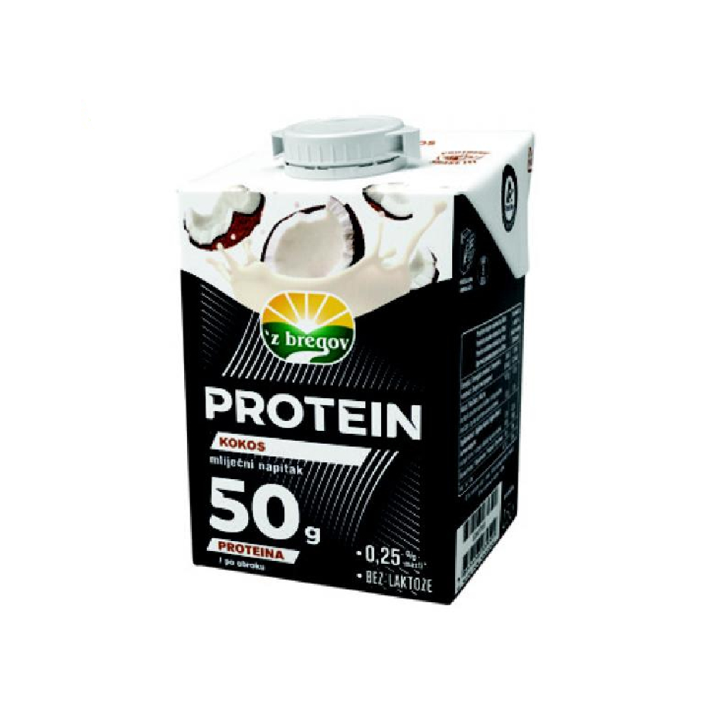 З'БРЕГОВ МЛЕЧЕН ПРОТЕИНСКИ НАПИТОК СО КОКОС 0.5 Л