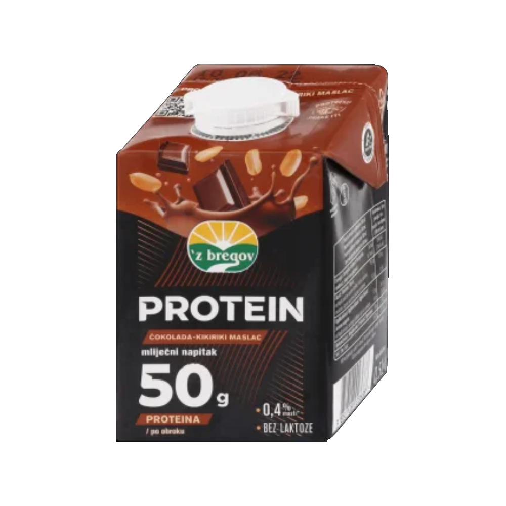 З'БРЕГОВ МЛЕЧЕН ПРОТЕИНСКИ НАПИТОК СО ПУТЕР ОД КИКИРИКИ 0.5 Л