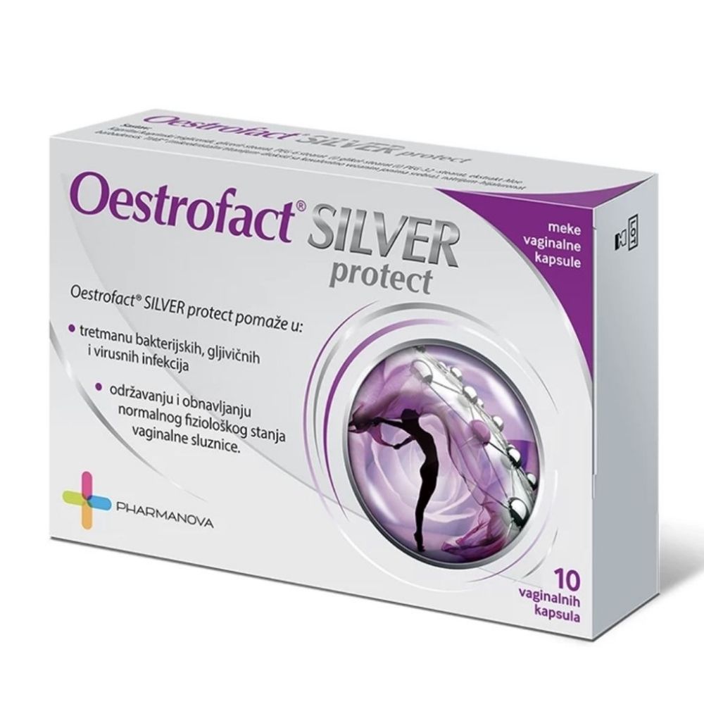 PHARMANOVA Естрофакт силвер протект, 10 вагинални капсули