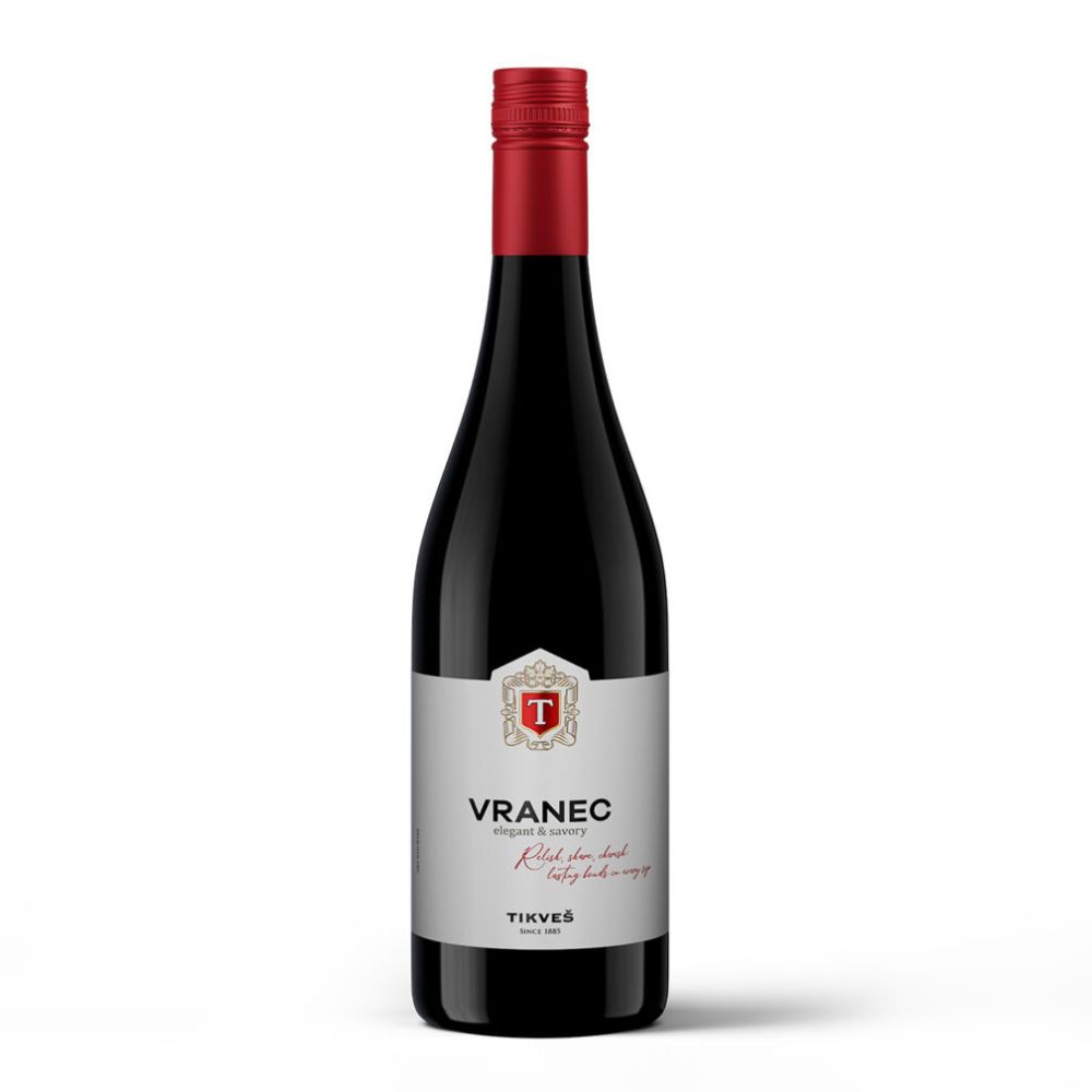 ТИКВЕШ ВРАНЕЦ КЛАСИК ЦРВЕНО ВИНО 750 МЛ