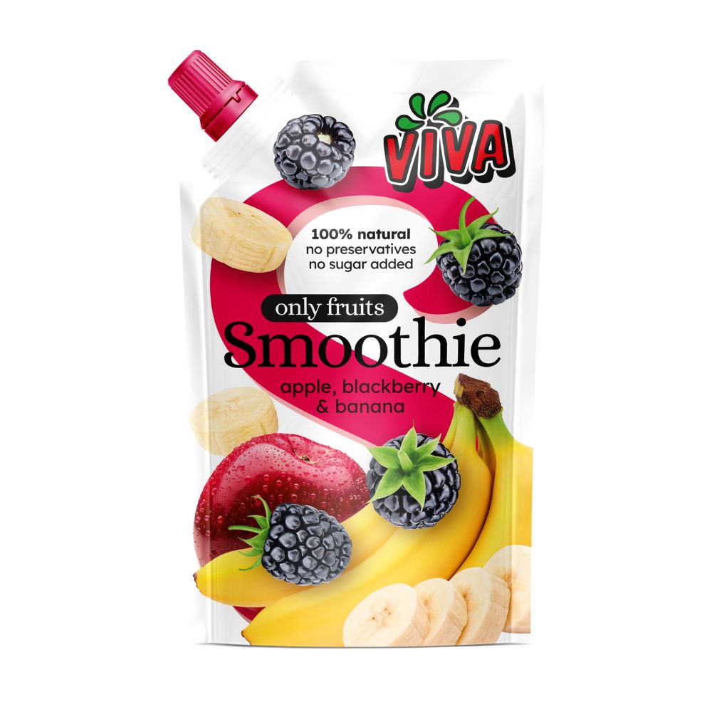 ВИВА СМУТИ ОД ЈАБОЛКО, КАПИНА И БАНАНА 180 МЛ