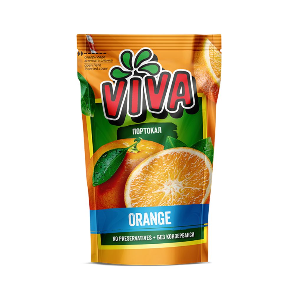 ВИВА 100% СОК ОД ПОРТОКАЛ 200 МЛ