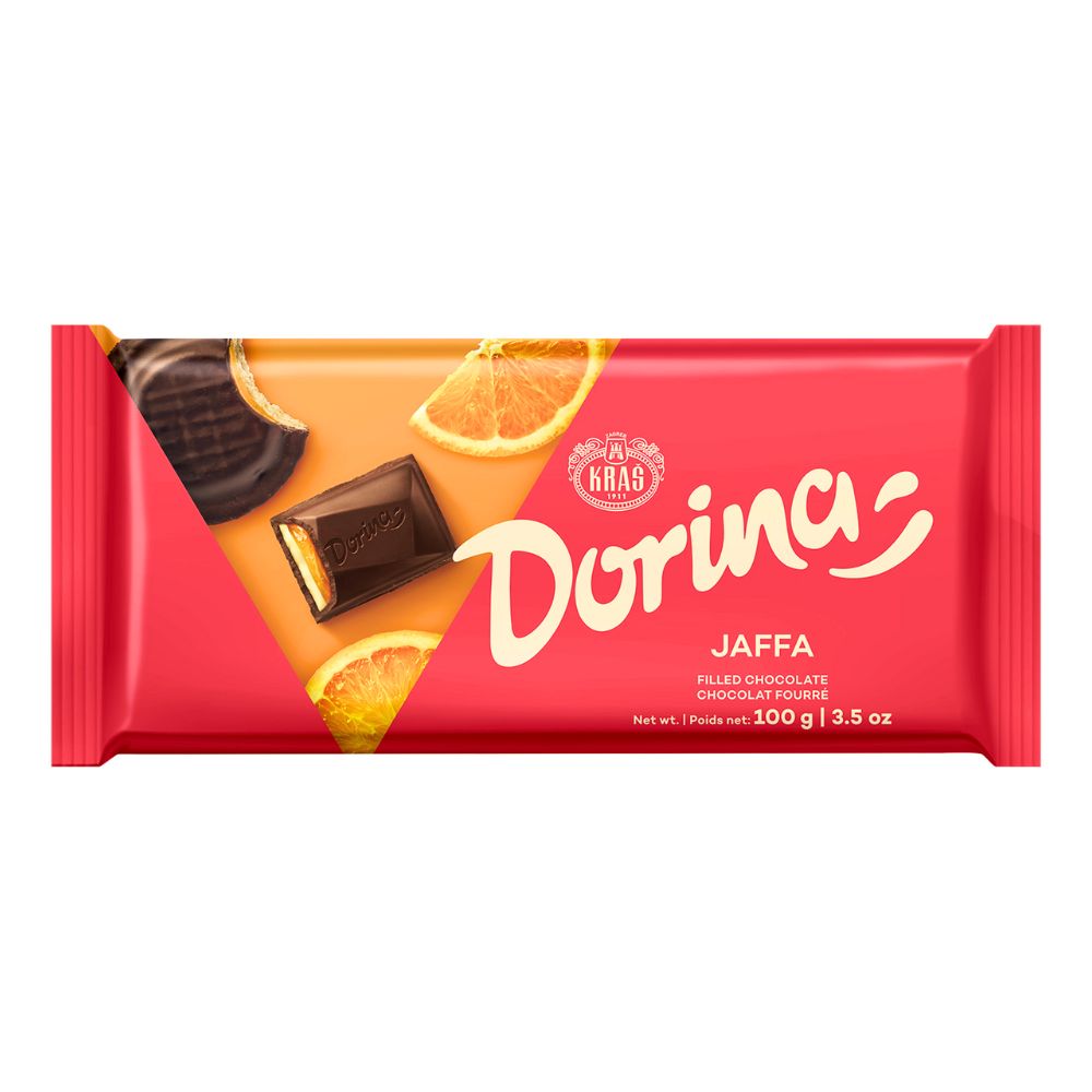 ЧОКОЛАДА ДОРИНА ЈАФА 100 ГР КРАШ