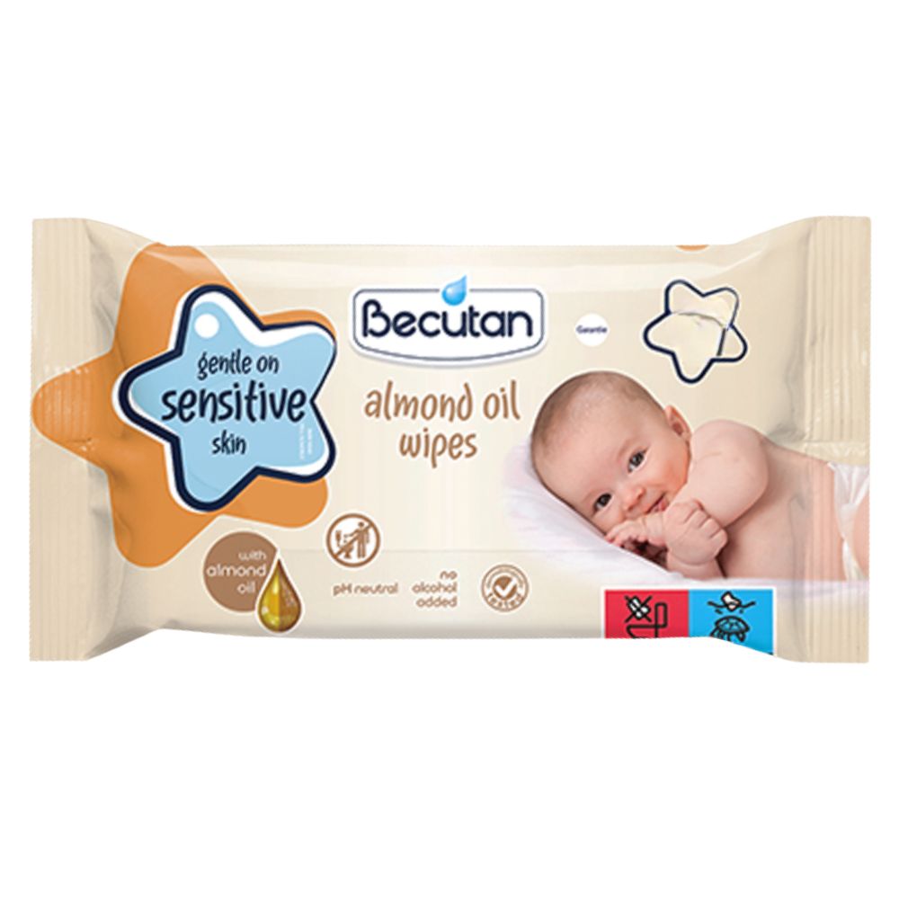 БЕКУТАН ВЛАЖНИ МАРАМЧИЊА СО БАДЕМОВО МАСЛО 72/1