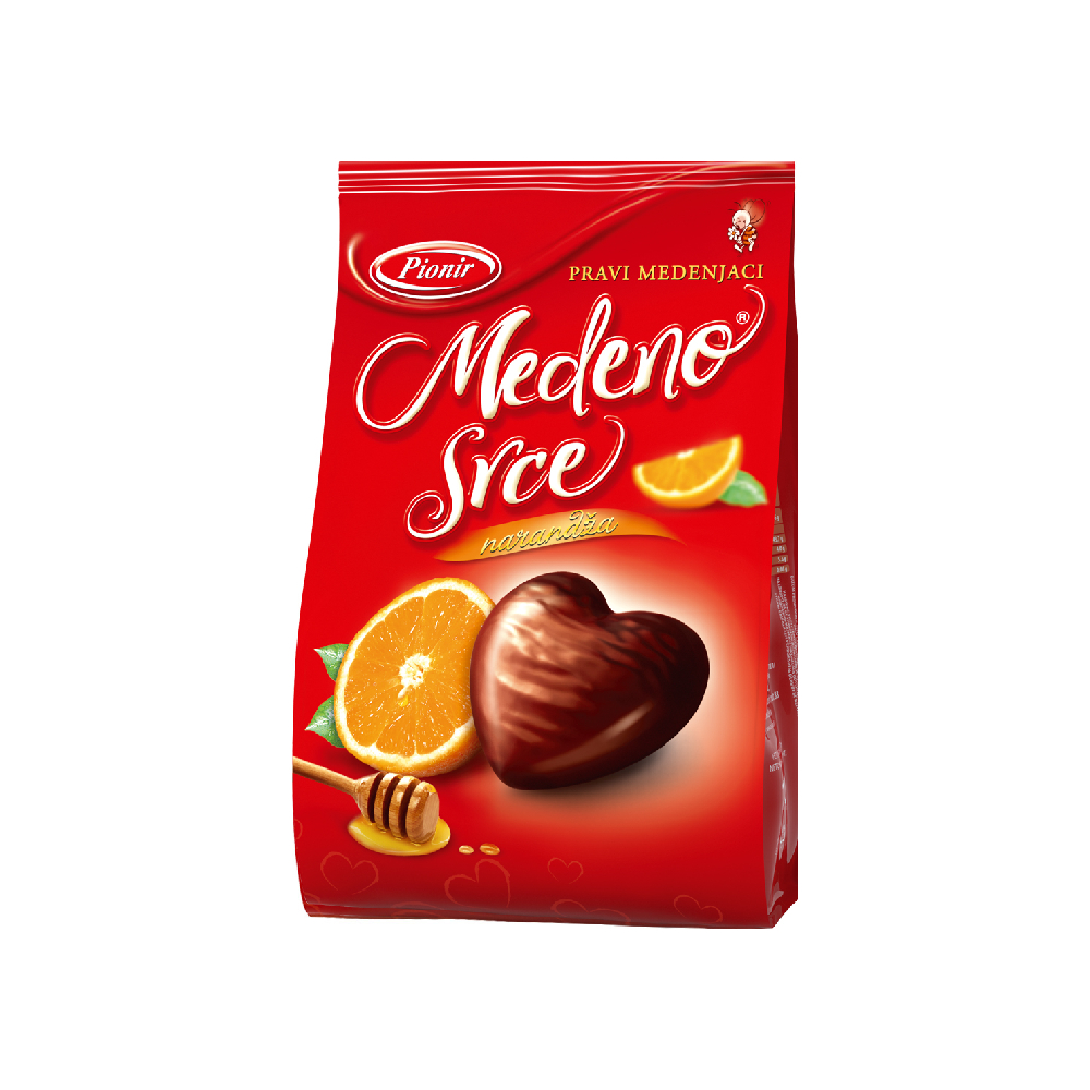 ПИОНИР МЕДЕНО СРЦЕ МЕДЕЊАЦИ СО ПОРТОКАЛ 150 ГР