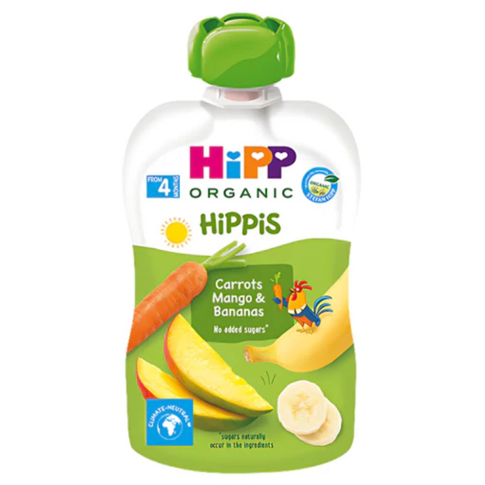 ХИПП ХИПИС ОВОШНА КАША ОД ЈАБОЛКО МАНГО БАНАНА И МОРКОВ 100 ГР