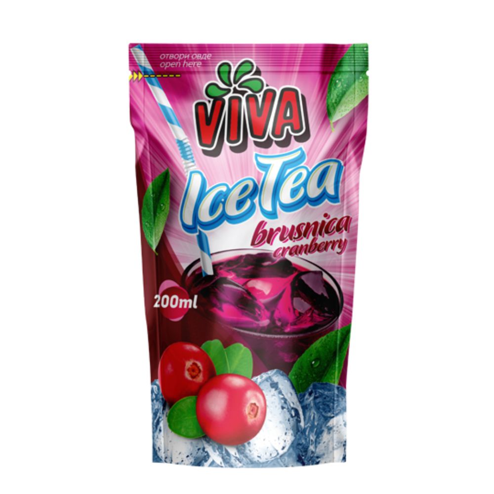 ВИВА ЛЕДЕН ЧАЈ ОД БРУСНИЦА 200 МЛ