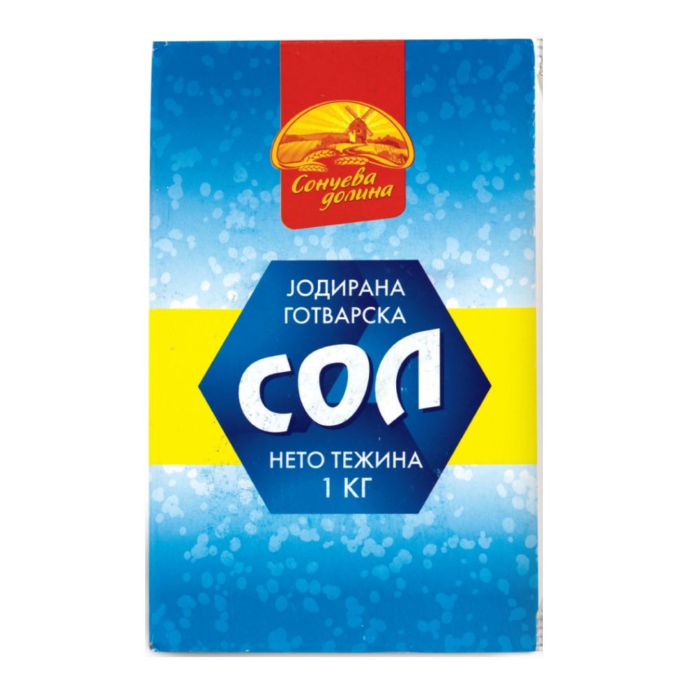 СОНЧЕВА ДОЛИНА ЈОДИРАНА ГОТВАРСКА СОЛ КУТИЈА 1 КГ