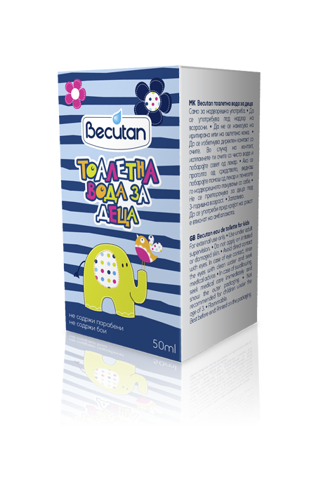 ТОАЛЕТНА ВОДА БЕКУТАН ЗА ДЕЦА 50 МЛ.