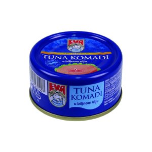 ЕВА СИТНО ИСЕЦКАНА ТУНА ВО РАСТИТЕЛНО МАСЛО 80 ГР