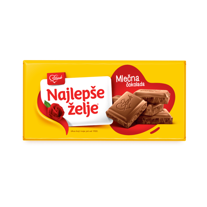 ЧОКОЛАДА НАЈЛЕПШЕ ЖЕЉЕ МЛЕЧНО 200 ГР