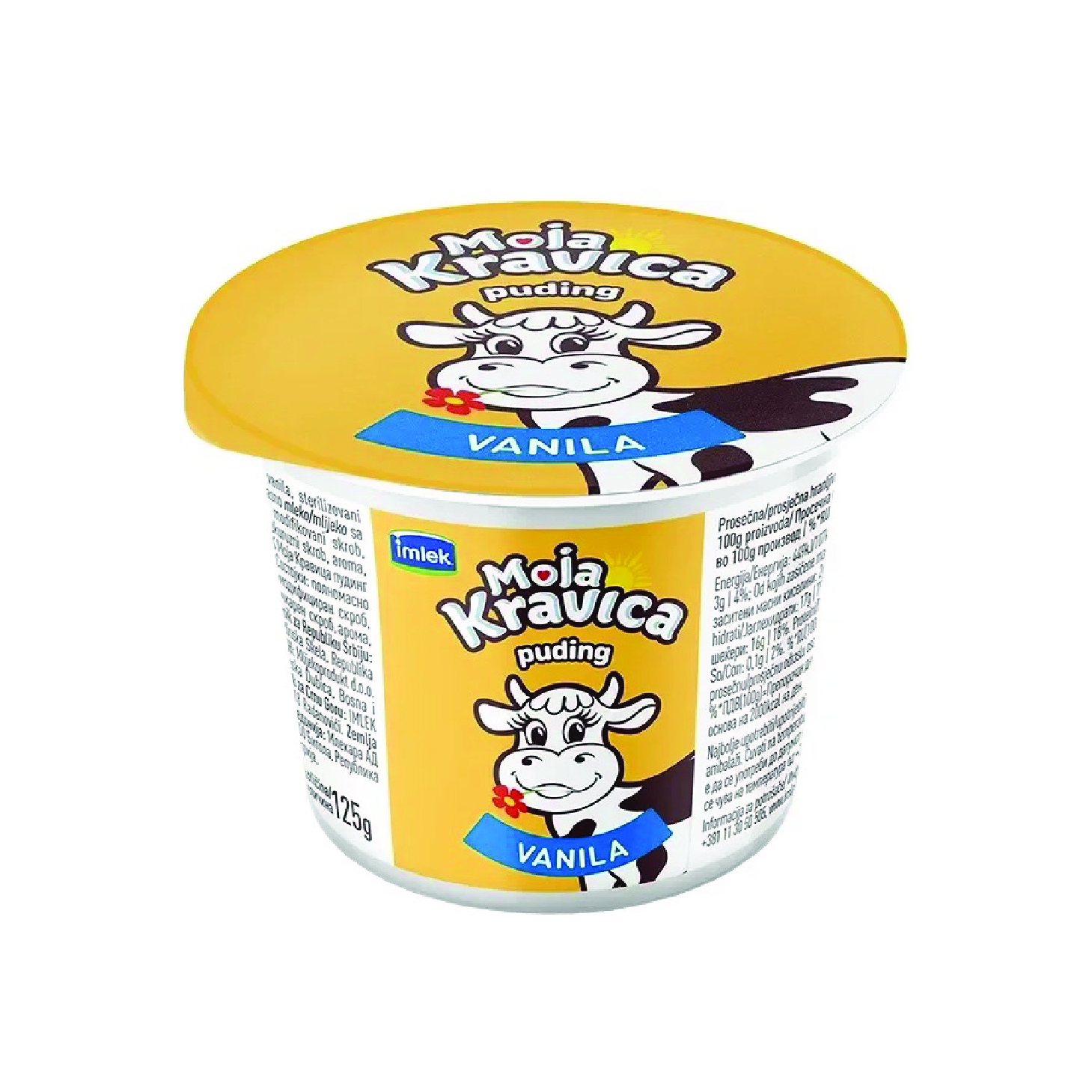 МОЈА КРАВИЦА ПУДИНГ ВАНИЛА 125 ГР