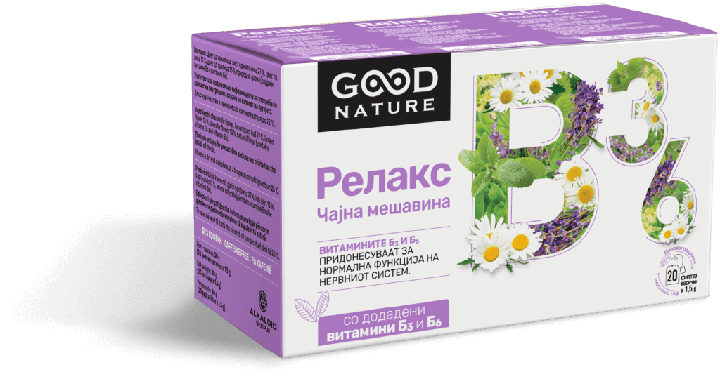 ГУД НАТУРЕ ЧАЈ РЕЛАКС 20 ЌЕСИЧКИ