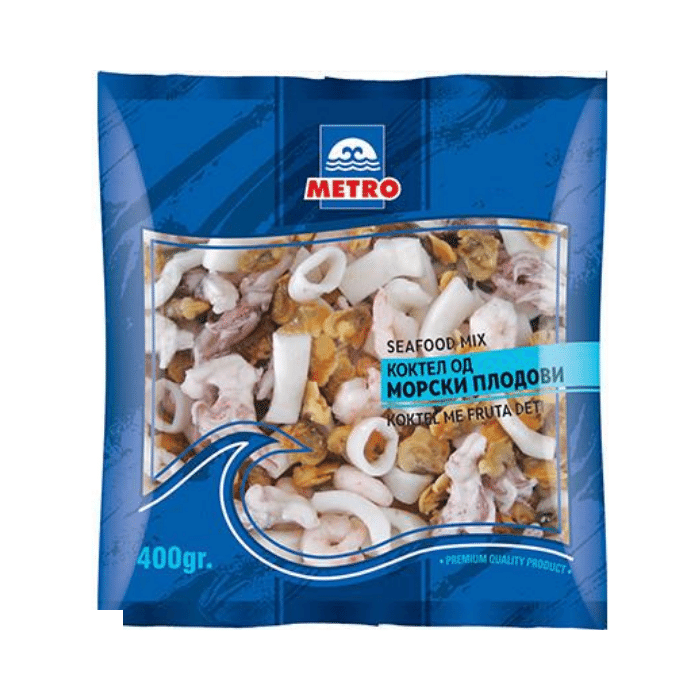 МЕТРО КОКТЕЛ МОРСКИ ПЛОДОВИ 400 ГР (ЗАМРЗНАТО)