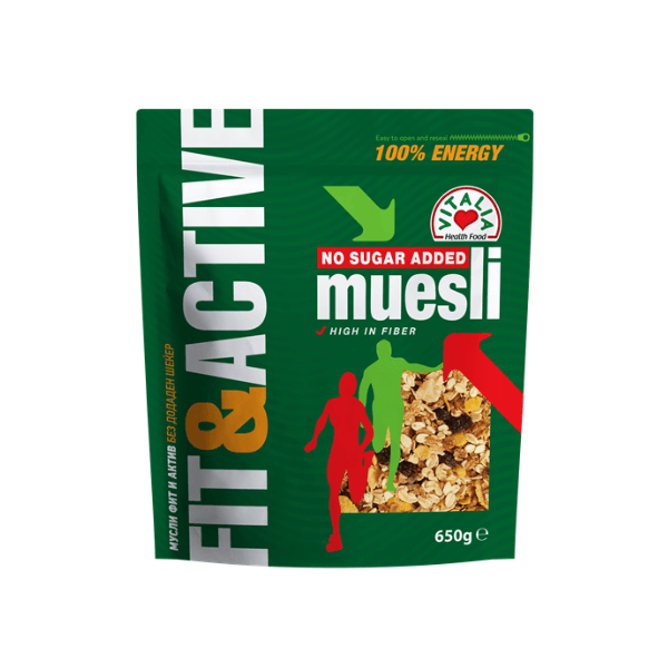ВИТАЛИА МУСЛИ ФИТ И АКТИВ 650 ГР