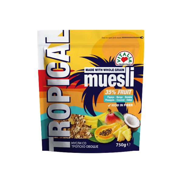 ВИТАЛИА МУСЛИ ТРОПИКАЛ 750 ГР