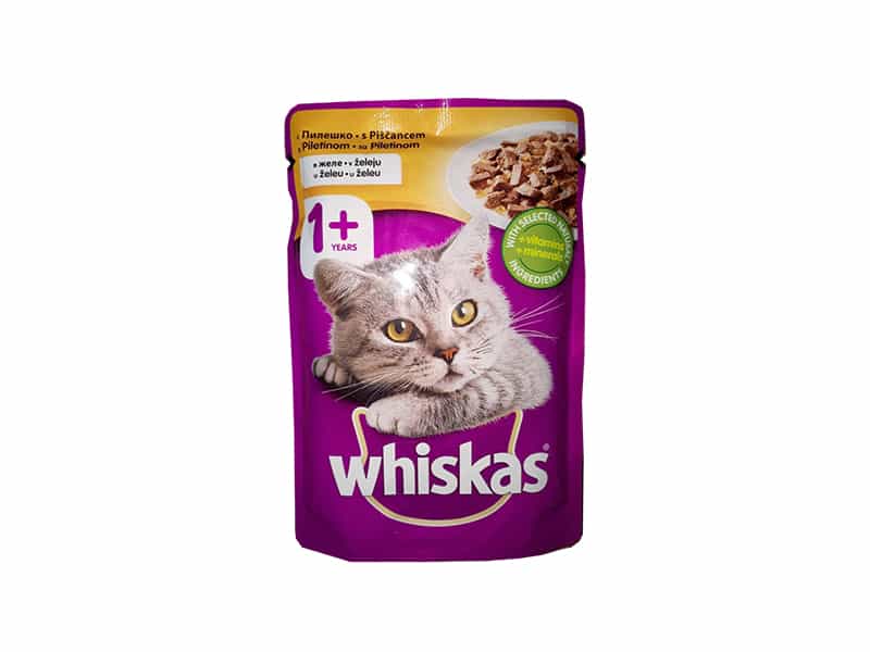 ВИСКАС ПАУЧ КАСЕРОЛИ ЈУНИОР СО ВКУС НА ПИЛЕ. 85 ГР