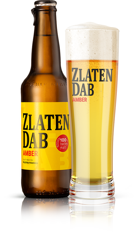 ЗЛАТЕН ДАБ ПИВО АМБЕР СТАКЛО 0.5 Л.