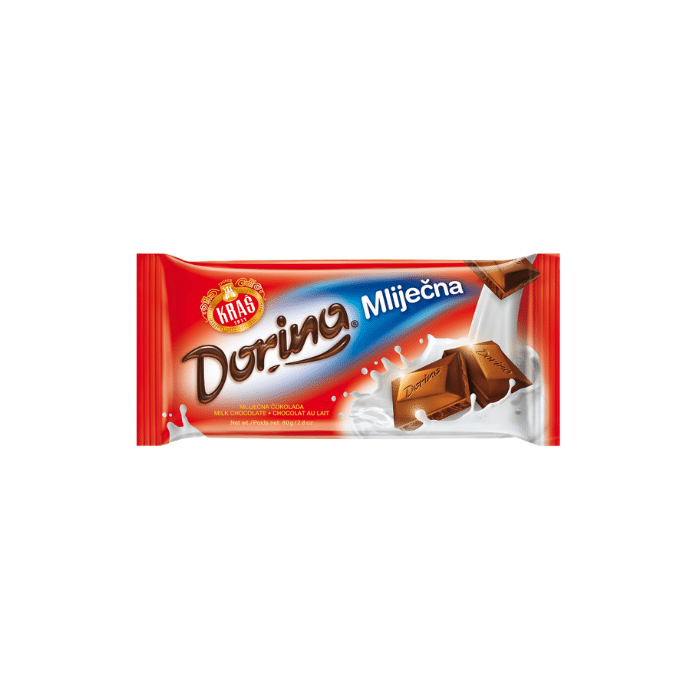 КРАШ ДОРИНА – ЧОКОЛАДО МЛЕЧНО 80 Г