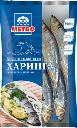 ХАРИНГА ЗАМРЗНАТА МЕТРО 1 КГ