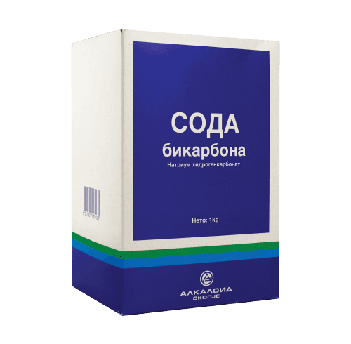 АЛКАЛОИД СОДА БИКАРБОНА КУТИЈА 1 КГ