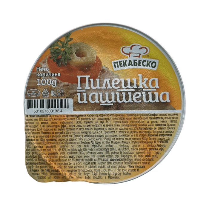ПЕКАБЕСКО ПИЛЕШКА ПАШТЕТА 100 ГР