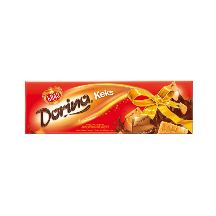 ДОРИНА ЧОКОЛАДО СО КЕКС 220ГР. КРАШ