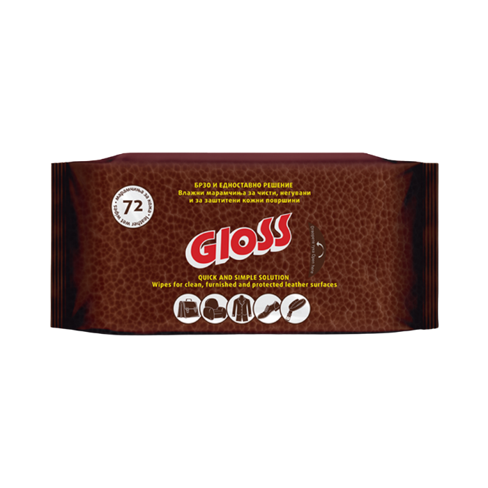 ВЛАЖНИ МАРАМЧИЊА ГЛОС ЗА ЧИСТЕЊЕ КОЖА 72/1