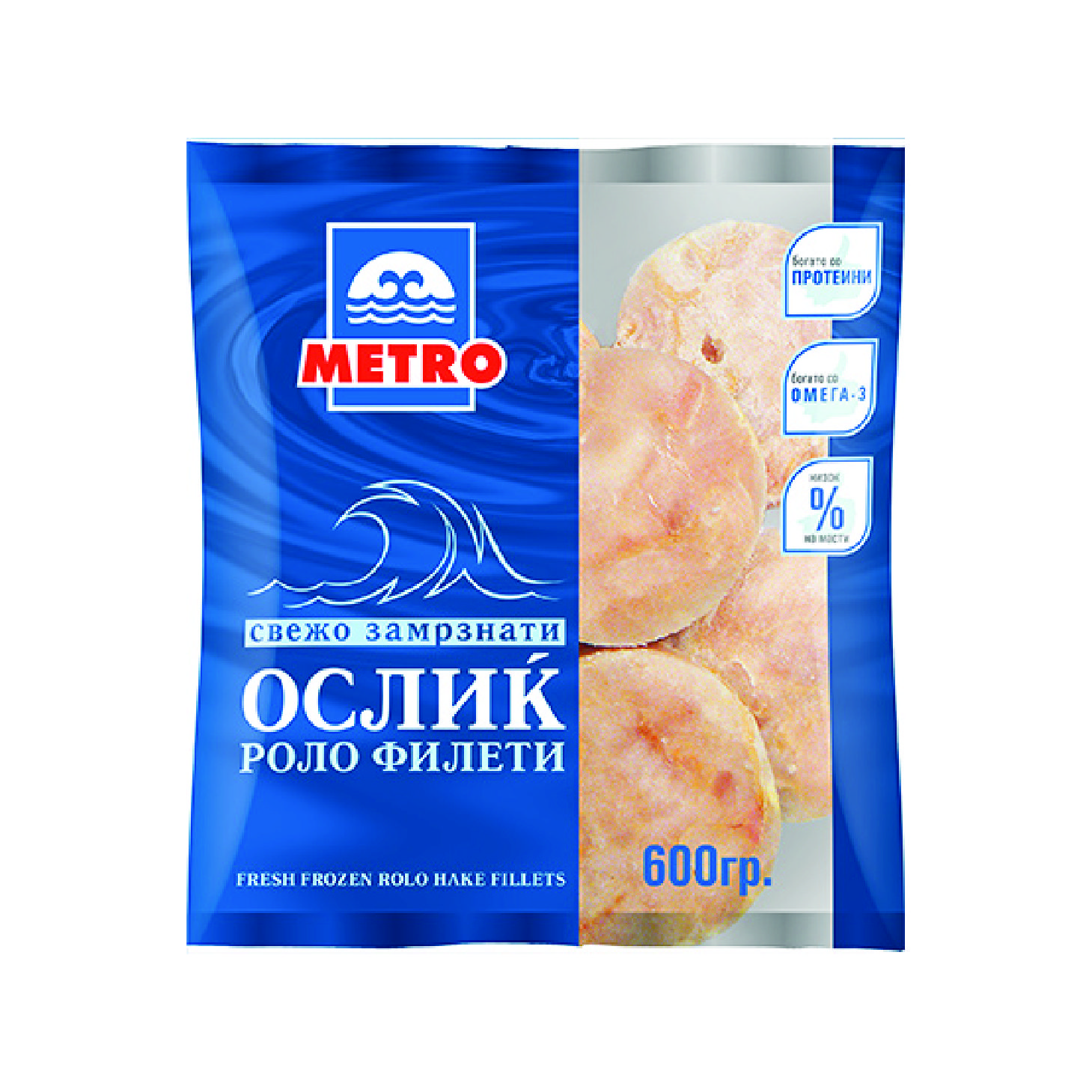 МЕТРО ОСЛИЧ РОЛО ФИЛЕТИ 600 ГР (ЗАМРЗНАТО)