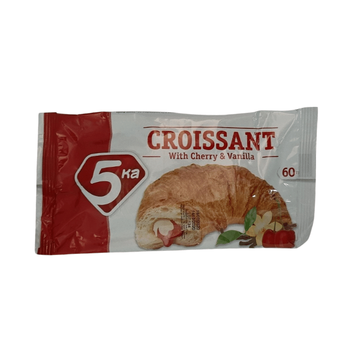 КРОАСАН 5 КА 60 ГР ВАНИЛА И ВИШНА