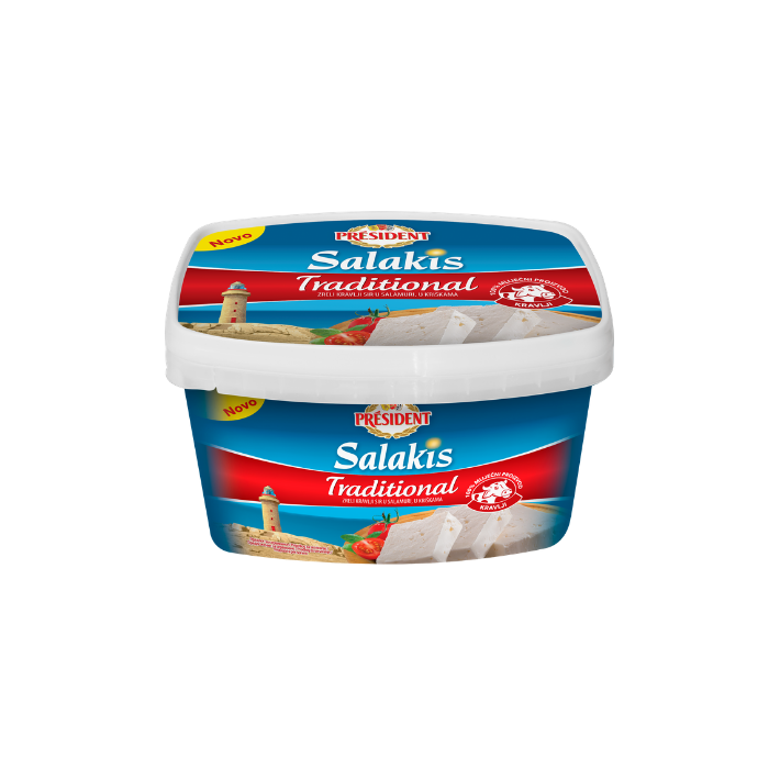 ПРЕЗИДЕНТ САЛАКИС ТРАДИЦИОНАЛНО КРАВЈО СИРЕЊЕ 330 ГР