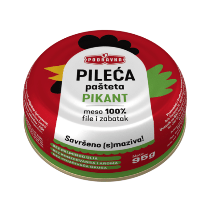 ПОДРАВКА ПИЛЕШКА ПАШТЕТА ПИКАНТ 95 ГР